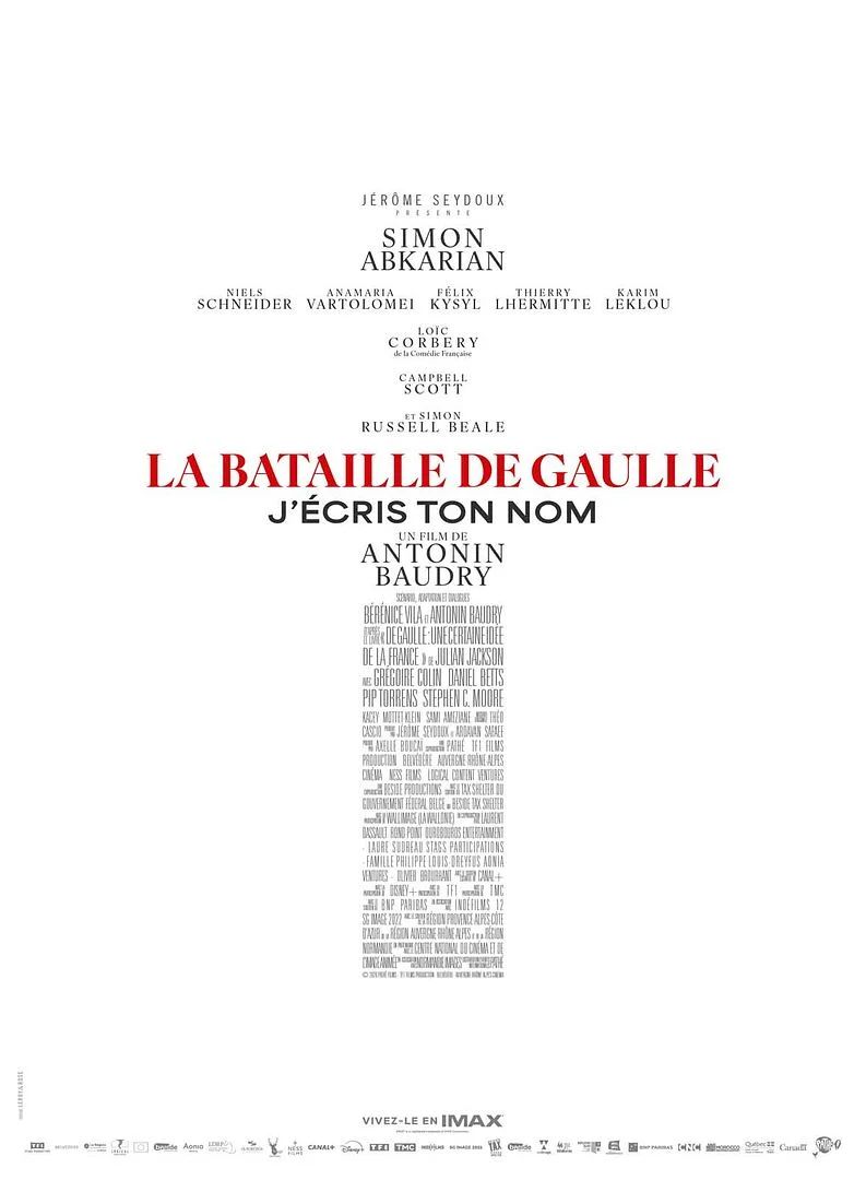 LA BATAILLE DE GAULLE, J'ÉCRIS TON NOM